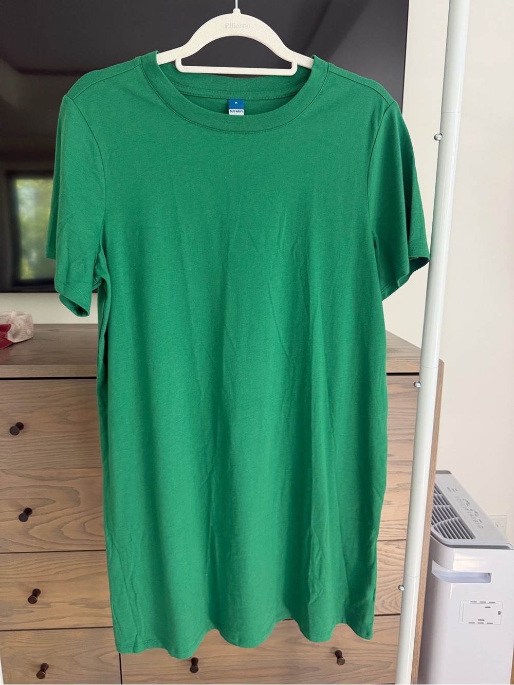 Old Navy Grass Green T-shirt Dress
